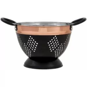 Premier Housewares Prescott Medium Charcoal / Copper Colander