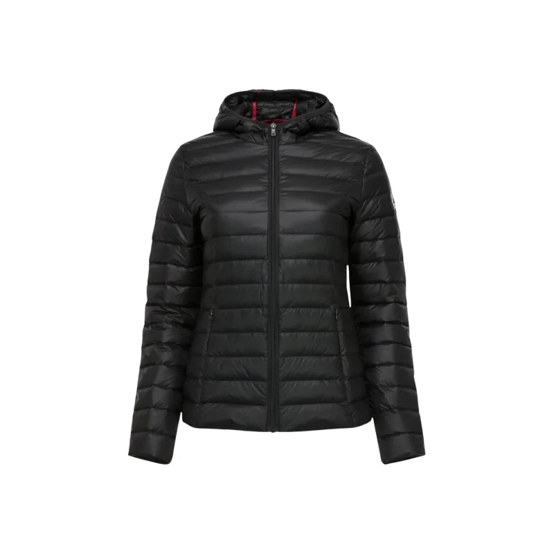 Image of JOTT Womens JOTT Cloe Noos Hooded Lightweight Puffer Noir Female 2XL