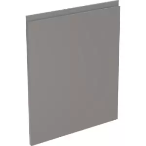 Image of Kitchen Kit Flatpack J-Pull Appliance Door Super Gloss 715x596mm in Dust Grey Mdf