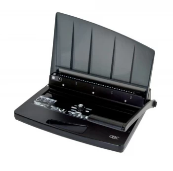 Image of GBC WireBind W15 Wire Binding Machine Manual Compact Binds 125 Sheets Punches 15 x 80gm2 of A4