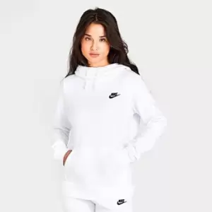 image of Womens Nike Sportswear Club Fleece Funnel-Neck Hoodie