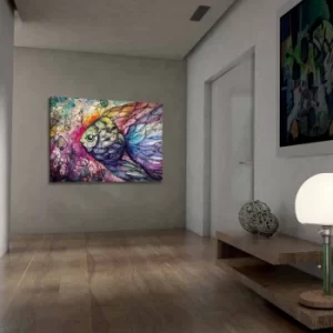 Image of 701002021C-016 Multicolor Decorative Canvas Painting