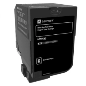 Lexmark 74C2HK0 Black Laser Toner Ink Cartridge