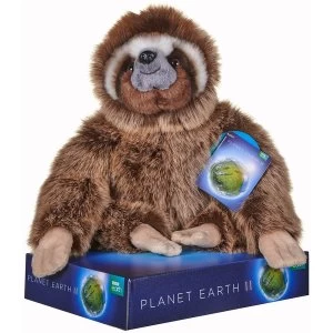 image of BBC Planet Earth II 25cm Sloth Soft Toy