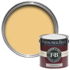 image of Farrow & Ball Modern Yellow Ground No. 218 Matt Emulsion Paint, 2.5L