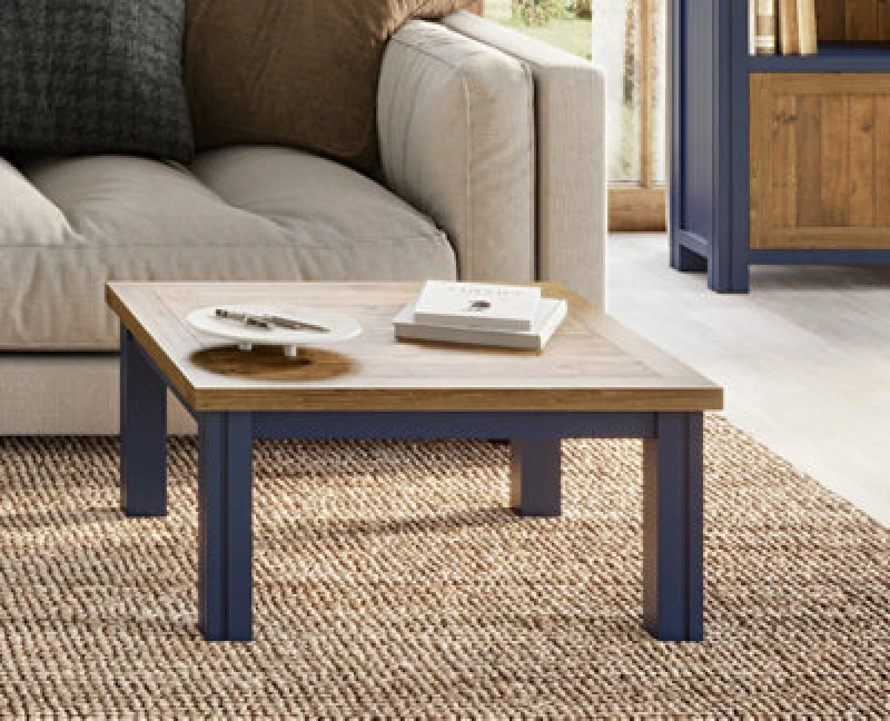 Image of Baumhaus Splash Of Blue - Low Square Coffee Table
