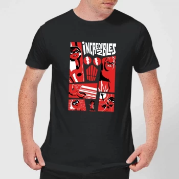 Image of The Incredibles 2 Poster Mens T-Shirt - Black - 3XL - Black