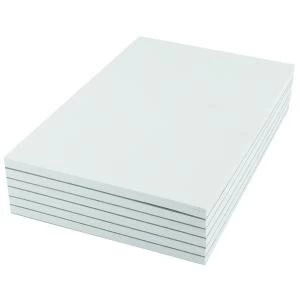 image of Q-Connect Plain Scribble Pad 160 Pages 203x127mm Pack of 20 KF27019