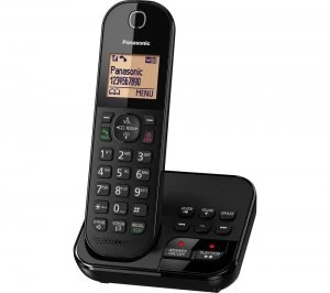 Image of Panasonic KX-TGC420EB Cordless Phone With Answering Machine