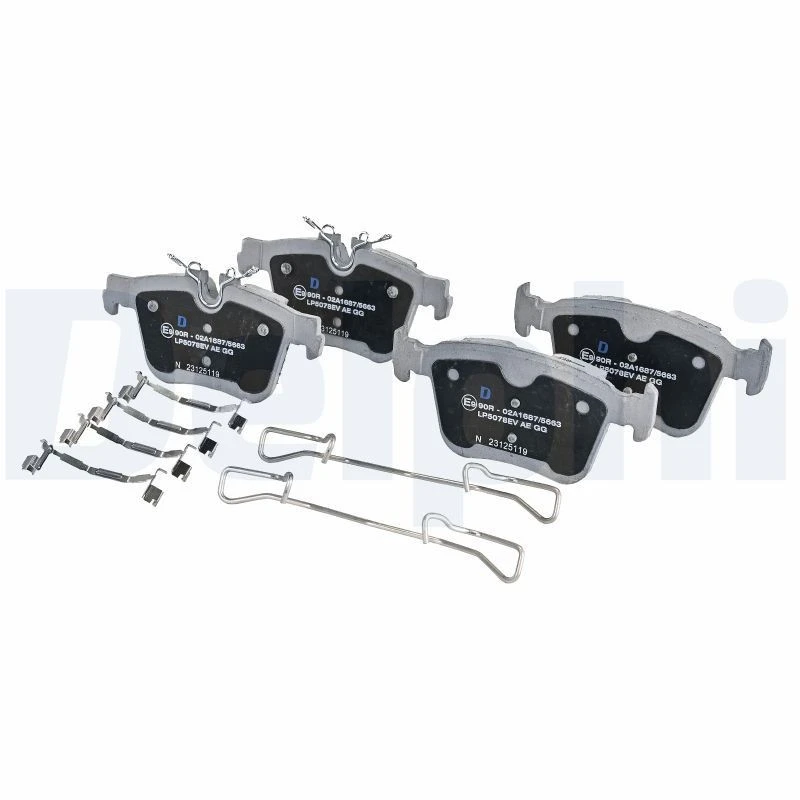 Image of DELPHI Brake pad set DELPHI LP5078EV