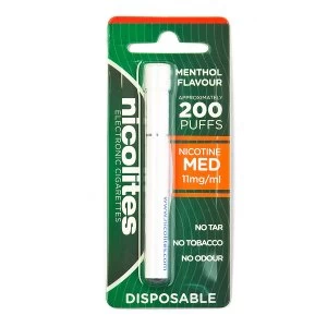 Image of Nicolites Medium Strength Cartomisers - Pack of 3 - Menthol