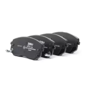 Image of VALEO Brake pad set HYUNDAI,KIA 301934 581012SA51,581012SA70,581012SA75 581010ZA00,581011DE00,581012SA51,581012SA70