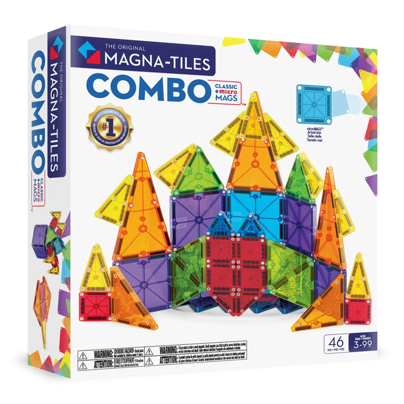 Image of MAGNA-TILES MicroMAGS 46-delige combi-set