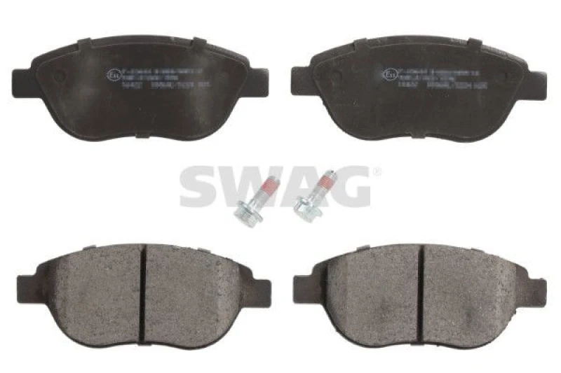 Image of Brake pad set SWAG 62 91 6422