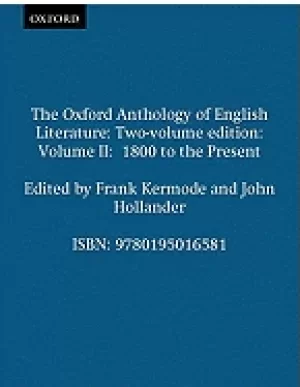 Image of oxford anthology of english literature volume ii 1800 to the present