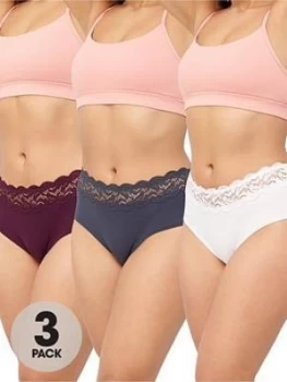 image of Dorina Esther 3 Pack Midi Brief - Multi