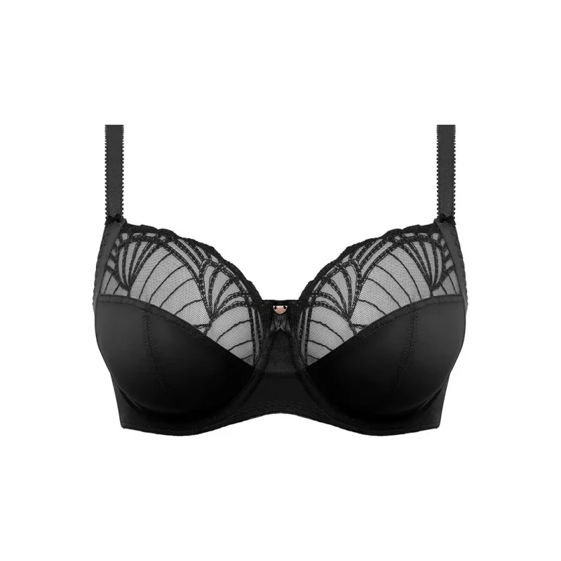 Image of Fantasie Womens underwired side-reinforced bra Fantasie Adelle Noir Female 105H