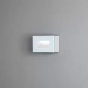 image of Chieri Outdoor Effect Wall Light White Rectangular 4W High Power LED, IP54