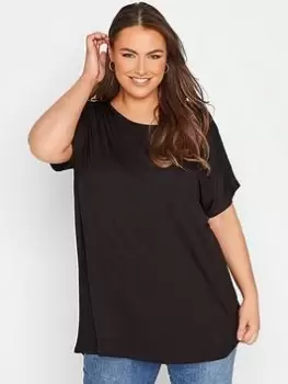 Image of Yours Grown on Sleeve Tee - Black, Size 20, Women
