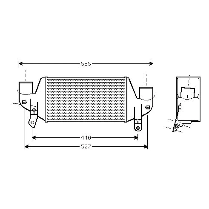 Image of Intercooler DIEDERICHS DCA1085
