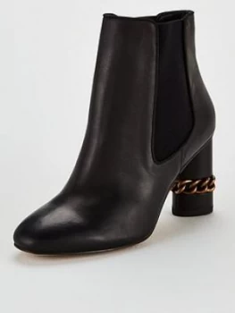 Image of KURT GEIGER LONDON Raquel Ankle Boots - Black, Size 7, Women