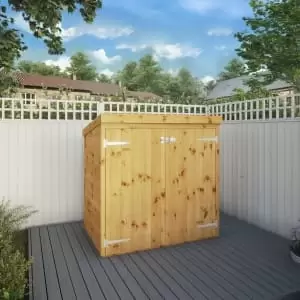 Image of Mercia 3 x 5ft Shiplap Pent Timber Mower Store