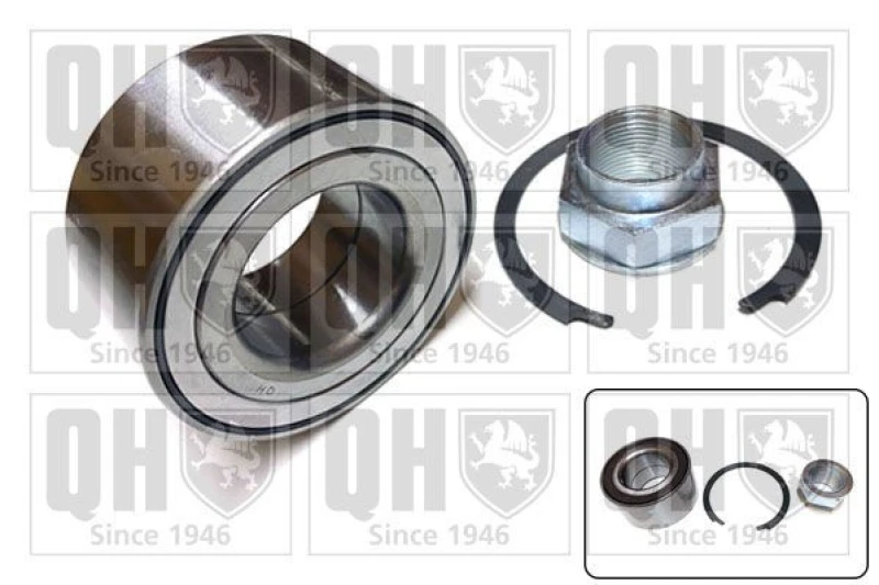 Image of QUINTON HAZELL Wheel bearing kit QUINTON HAZELL QWB1097