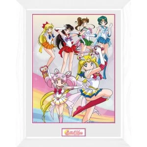 image of Sailor Moon Team Framed Collector Print