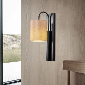 Image of Baston - 3461 Black Cream Wall Lamp