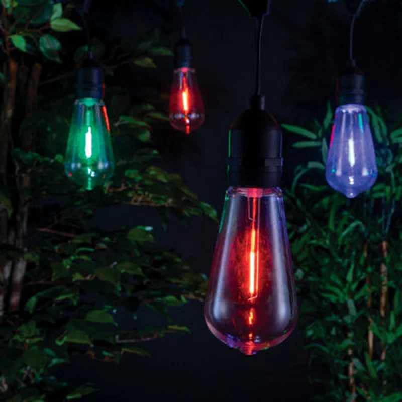 Image of Tcp Garden Lighting Red, Blue, Green Decorative Light, Pack Of 10