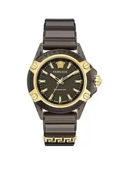 image of Versace ICON ACTIVE INDIGLO UNISEX WATCH, Black, Men