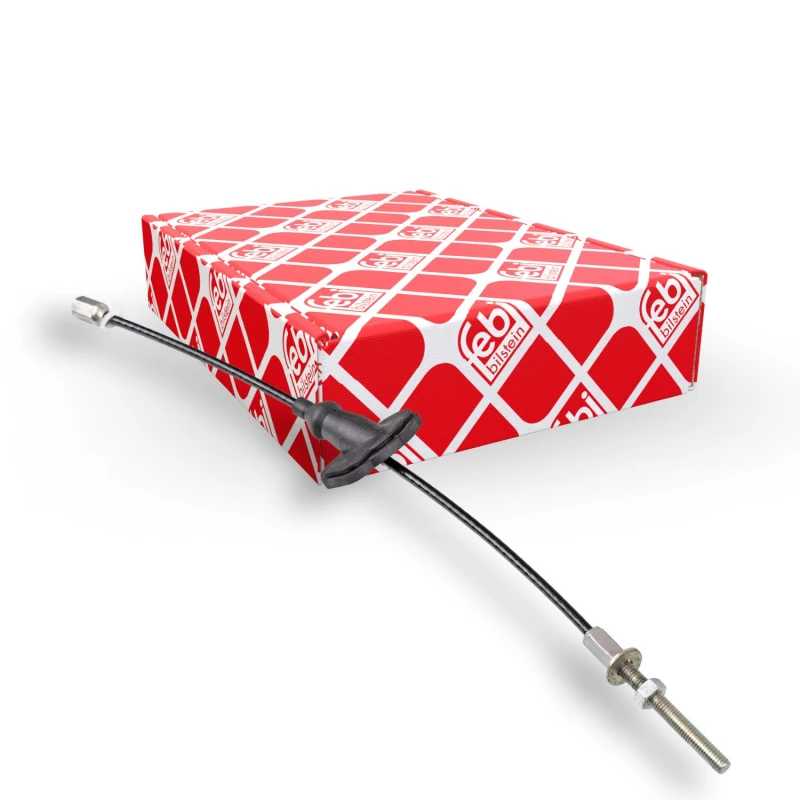 Image of FEBI BILSTEIN 107925 Brake Cable Front, 330mm Cable,parking brake (124)
