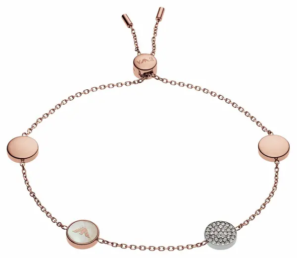 Image of Emporio Armani EGS2308221 Rose Gold-Tone Stainless Steel Jewellery