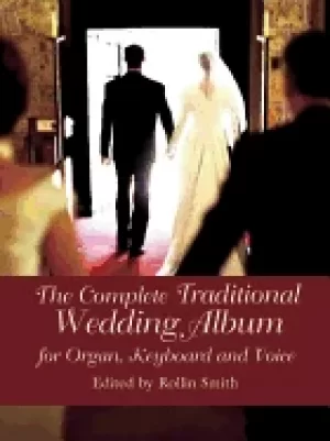 Image of complete traditional wedding album for organ keyboard and voice