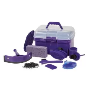 image of Roma 10 Piece Grooming Kit - Purple