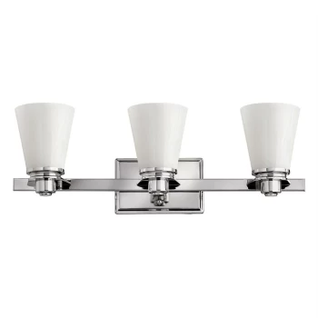 Image of Elstead - Avon - 3 Light Bathroom Over Mirror Wall Light Polished Chrome IP44, G9