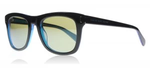 image of Marc by Marc Jacobs 432/S Sunglasses Black / Blue 7ZR 50mm