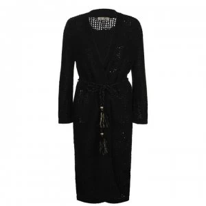 image of Biba Crochet Cardigan - Black