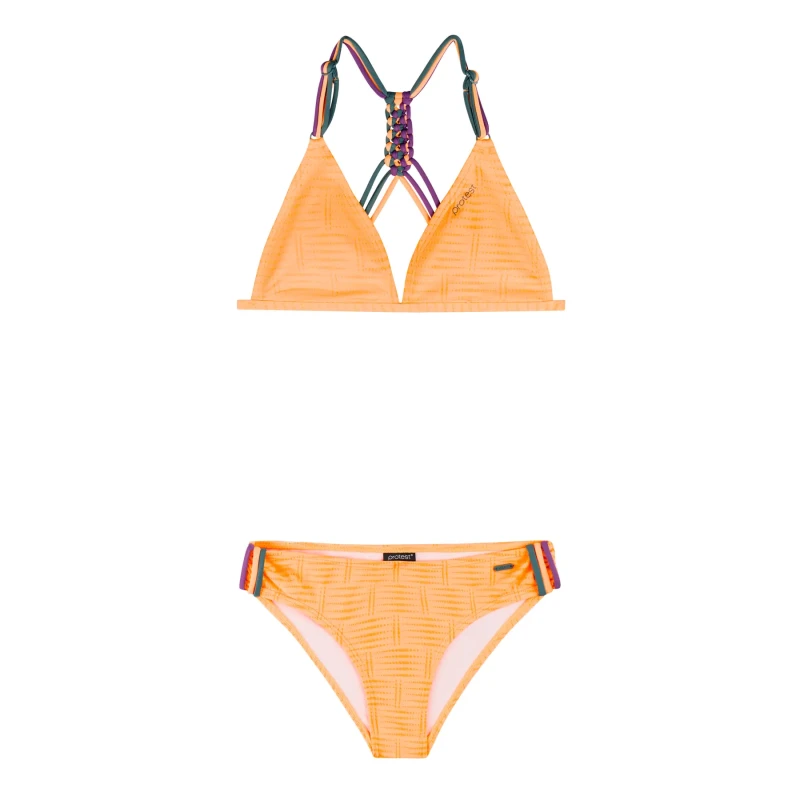 Image of Protest 2 Piece swimsuit for girls Protest Fimkes Orange Female 10 ans