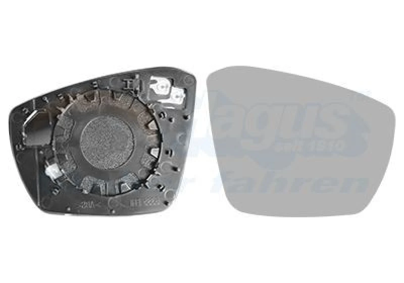 Image of VAN WEZEL Wing mirror glass VAN WEZEL 5710838