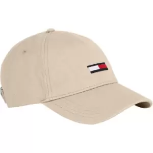 Image of Tommy Jeans Embroidered Flag Cap - Beige