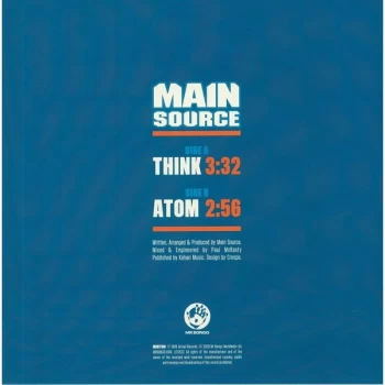 Image of Main Source - Think / Atom Coloured Vinyl