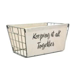 image of Sass & Belle Keeping it all Together Wire Storage Basket