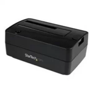 image of StarTech USB 3.1 Hard Drive Dock USB C USB A eSata 2.5 3.5 SATA SSD HDD Drives Hard Drive Docking Station