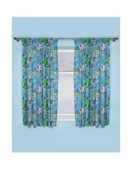 image of Toy Story Rescue Pleated Curtains, Blue