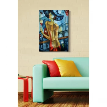 Image of Kanvas Tablo (50 x 70) - 192 Multicolor Decorative Canvas Painting