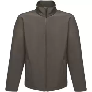 image of Professional REID Softshell Jacket mens Fleece jacket in Grey - Sizes UK XS,UK S,UK M,UK L,UK XXL