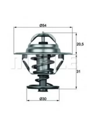 Image of Car TX-10-88D 70807726 by MAHLE Original