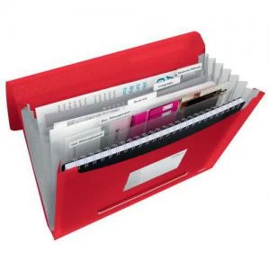 Image of Rexel Choices Expanding Project File A4 Red - Outer carton of 5