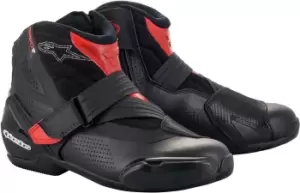 image of Alpinestars SM-1 R V2 Vented Motorcycle Shoes, black-red, Size 41, black-red, Size 41